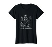 Michel De Montaigne Essais Penseur Renaissance T-Shirt Graphique avec Valeur
