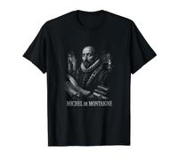 Michel De Montaigne Essais Penseur Renaissance T-Shirt Graphique avec Valeur