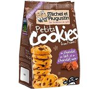 Michel et Augustin Petits Cookies Chocolat au Lait Chocolat Noir (lot de 3)