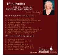 MICHEL-GEORGES BRÉGENT 16 Portraits (CD)