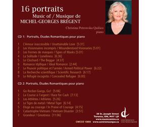 MICHEL-GEORGES BRÉGENT 16 Portraits (CD)