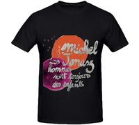 Michel Jonasz Les Hommes sont Toujours des Enfants Hits Graphic Men's T-Shirt Unisex Black Cotton Print Tee Shirts 3XL