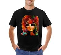 Michel Polnareff T-Shirt Anime Clothes Black T Shirts Men's Clothing Black 3XL