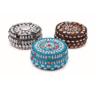 Michel-Toys 8249 Boîte à Bijoux Ronde Multicolore