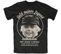 Michel World Heritage ostkult Retro Kids Idol lönneberga Men's T-Shirt Unisex Black Cotton Print Tee Shirts S