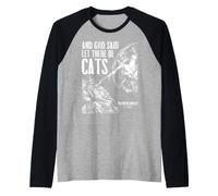 Michelangelo Création de Chats drôle Classique Dieu Amoureux des Chats Manche Raglan