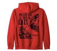 Michelangelo Création de Chats drôle Classique Dieu Amoureux des Chats Sweat à Capuche