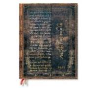 Michelangelo Handwriting Embellished Manuscripts Collection Ultra 12month Horizontal Hardback Dayplanner 2025 Wrap Closure by Paperblanks Paperblanks (Auteur)