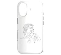 Michelangelo PAPL059 Tableau de Contour du Premier Homme Art Moderne Coque pour iPhone 17