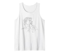 Michelangelo PAPL059 Tableau de Contour du Premier Homme Art Moderne Débardeur