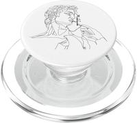 Michelangelo PAPL059 Tableau de Contour du Premier Homme Art Moderne PopSockets PopGrip pour MagSafe
