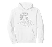 Michelangelo PAPL059 Tableau de Contour du Premier Homme Art Moderne Sweat à Capuche