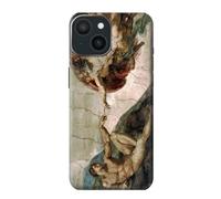 Michelangelo The Creation of Adam Etui Coque Housse pour iPhone 15