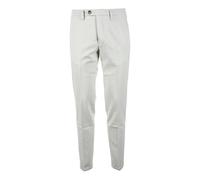 Michele Carbone - Pantalon en mélange de coton stretch - Homme - Pantalons - Blanc - Taille: W32