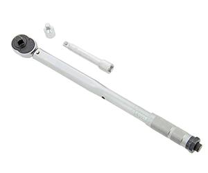 MICHELIN 008522 ynamométrique 1/2" 40-210Nm. Coffret avec barre d'extension et adaptateur