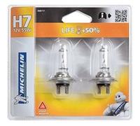 Michelin 008717 Life +50% 2 Ampoules H7 12 V 55W G