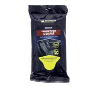 MICHELIN 008893 28 Lingettes Nettoyantes Cuirs Voiture, Nettoie, Nourrit et Protège Les Sièges et Garnitures en Cuir, 100% Viscose