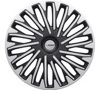 4 Enjoliveurs Michelin Nvs 2022b Noir Aspect Poli 16 Pouces