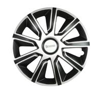 Michelin 009113 Set de 4 Enjoliveurs pour Jantes 14" Pouces - NVS 42 Bicolore - Effet Jante Aluminium - Résistants aux Chocs et aux Intempéries - Compatibles Voitures avec Jantes Acier ou Tôle