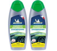 MICHELIN 009162 Shampoing Lustrant Carrosserie, Formule Naturelle, 500 ml (Lot de 2)