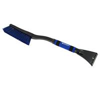 MICHELIN 009491 Balai à Neige 2 en 1 avec Brosse 20cm et Gratte-Givre Lame Polycarbonate 10cm + Griffes - Manche Mousse Ergonomique, déneigeage Rapide Voiture, Pare-Brise et vitres Hiver