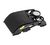 MICHELIN 009503 Pompe à Pied Double Piston avec Manomètre Analogique, 7 Bars, Flexible 80 cm - Gonfleur Vélo, Moto, Auto, Ballon - Haute Pression, Solide, Facile à Utiliser