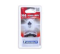 MICHELIN 1 Ampoule H4 POWER+80% 60/55W, Lampe automobile pour feux de route et feux de croisement, Haute Luminosité