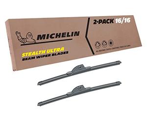 Michelin 19-1616SUBA Stealth Ultra Twin Pack 16 inch Wiper Blade Fits Select Chevrolet, Jeep, Ford, GMC, Dodge, Hummer, Pontiac, Volkswagen, Volvo, Mercedes-Benz, Model Years (2 Pack)