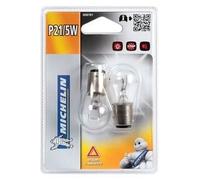 MICHELIN 2 Ampoules pour veilleuse et feu stop Poirettes P21/5W