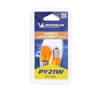 MICHELIN 2 Ampoules pour clignotants Poirettes ambrées PY21W 12V