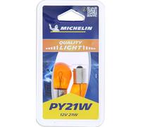 MICHELIN 2 Ampoules pour veilleuse et feu stop Poirettes P21/5W