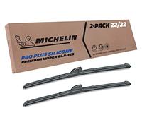Michelin 40-2222SPBA Pro Plus Lot de 2 balais d'essuie-glace en silicone de 55,9 cm pour Chevrolet, Ford, GMC, Ram, Dodge, Cadillac, Buick, Chrysler, Lincoln, années de construction
