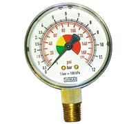 Michelin 6747800000 Manomètre 1/4 Mâle Gaz, Gris