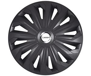 Michelin 92008 Kit d'enjoliveurs Fabienne, 4 pièces, 33,02 cm (13 pouces) avec système réflecteur N.V.S., noirs