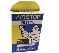 Michelin Airstop A1 Butyle Tube 700c 18-25 52mm Presta Route Piste Fixé
