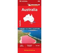 Michelin Australia Australie: Motoring and Tourist Map