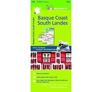 Michelin Basque Coast South Landes Zoom Map 133: Landes Sud - Cote Basque