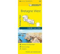 Michelin Bretagne West: Straßen- und Tourismuskarte 1:150.000