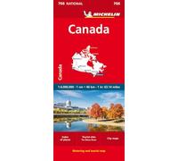 Michelin Canada: Motoring and Tourist Map: Index of Places, Tourist Sites, City Maps