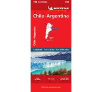 Michelin Carte routière et touristique Chili et Argentine