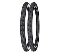 Pneu junior michelin city j confort 500 a tringle rigide noir blanc 37 mm