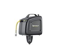 MICHELIN Compresseur d'Air Mural MBL GO avec Enrouleur de Tuyau - Tuyau 10 mètres - Soufflette Incluse - Sans Cuve - Sans Huile - Moteur 1.5 CV - Pression Maximale 8 bar - Débit d'Air 160 l/min