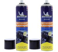 MICHELIN Expert 009498 Nettoyant Brillant Plastiques Voiture, Renove et Protège, Vanille, 600 ML (Lot de 2)