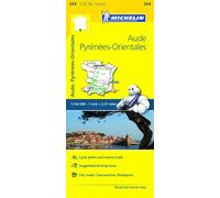 Michelin – Aude, Pyrénées-Orientales – Carte locale 344 – Version originale