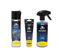 MICHELIN - Kit d'entretien - Nettoyant - Lubrifiant - Graisse lithium - Entretien complet pour vélo - Protection contre la rouille - Idéal pour tout type de vélo.