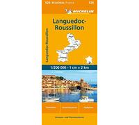 Michelin Languedoc-Roussillon: Straßen- und Tourismuskarte 1:200.000
