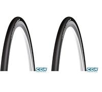 Michelin, Lithion 3 Unisex Adulto, Schwarz, Faltreifen, 23-622 (28´´) 700×23C (Lot de 2)