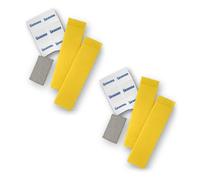 MICHELIN - Lot de 2 Kits de Réparation Crevaison - Inclut 4 Démonte-Pneu Nylon - 12 Pièces Autocollantes 25mm - 2 Râpes 25x25mm - Pratique et Durable