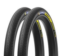 MICHELIN - Lot de 2 pneus BMX Pilot SX Racing Line 20 Pouces TS Tringle Souple - Pilot SX/Pilot SX Slick - Pneu Avant et arrière VTT BMX pour Piste et extérieur