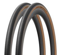 MICHELIN - Lot de 2 pneus VTT/Gravel Power Adventure Competition Line 700C TLR TS - Pneus Mixtes Route et chemins - Coloris Classic ou Dark